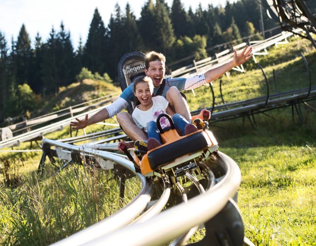 Lucky Flitzer, die Ganzjahres-Rodelbahn &copy; Flachau Tourismus_Markus Berger
