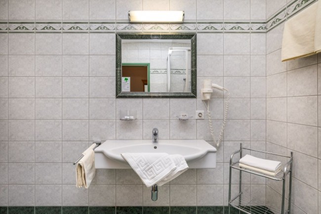 Detailansicht Badezimmer mit Waschbecken