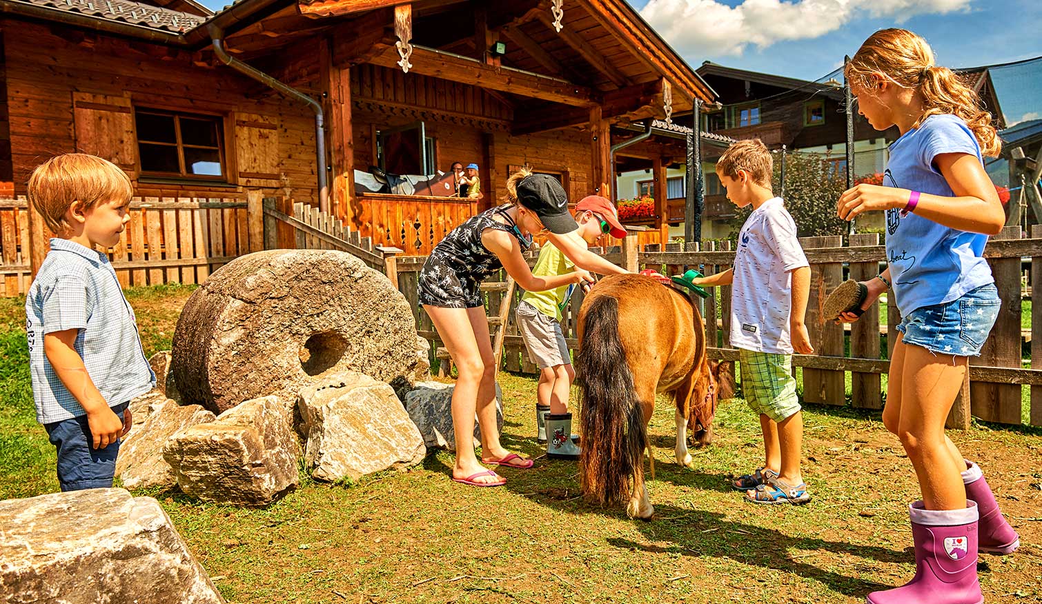 Ponys am Ransburggut in Flachau